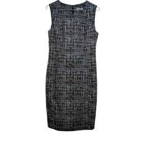 Calvin Klein Herringbone Sleeveless Sheath Dress
