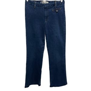 Gap Flare Leg Dark Denim Crop Jeans