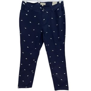 Talbots Simply Flattering NWT Straight Leg Whale Print Pants