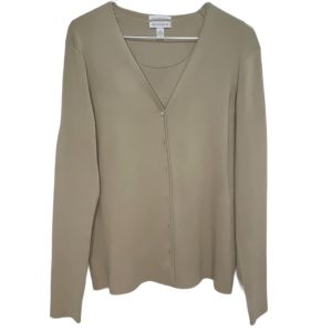 Charter Club 2 Pc Tank & Cardigan Sweater Set