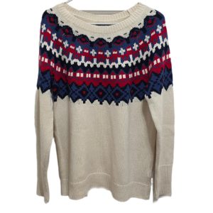Chaps Fair Isle Design Pullover Knit Sweater