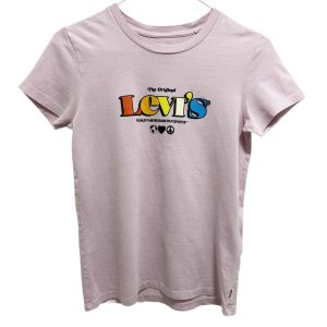 Levi's 70's Vintage Earth Heart Peace Symbols Short Sleeve Tee