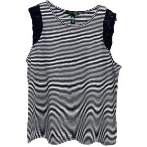Lauren Ralph Lauren Striped Sleeveless Top