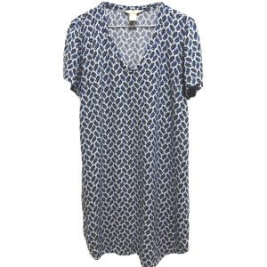 H&M Loose Fit Short Sleeve Print Dress