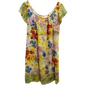 Handmade One of a Kind Loose Fit Floral Mini Dress