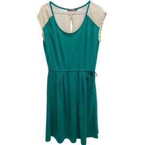 Prana Organic Cotton Lace Shoulders & Back Sleeveless Pullover Dress