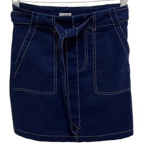 J.Crew Linen Tie Waist Mini Skirt