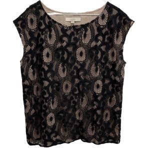 Ann Taylor Loft Lace Sleeveless Pullover Top