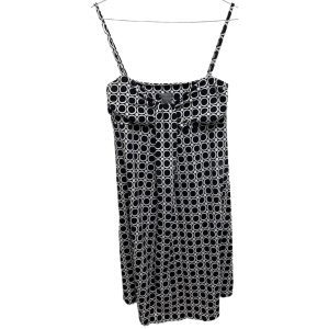 Ann Taylor Geometric Print Spaghetti Straps Mini Dress