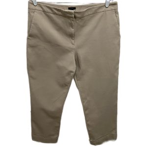 Ann Taylor Factory Flat Front Cuffed Capris