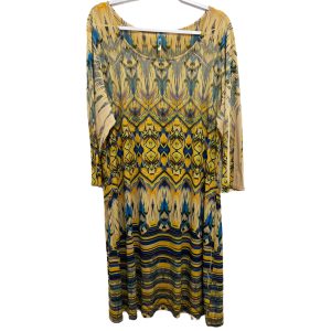 Fresh of LA USA Plus Loose Fit Print Dress