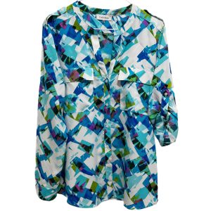 Calvin Klein Loose Fit Print Blouse