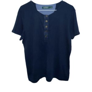 Lauren Ralph Lauren Cotton Short Sleeve Top