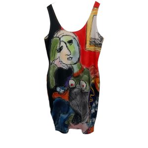 Van Gogh Stretch Sleeveless Tank Dress