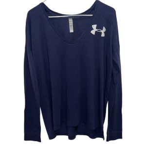 Under Armour Relaxed Fit Cotton V-Neck Long Sleeve Tee