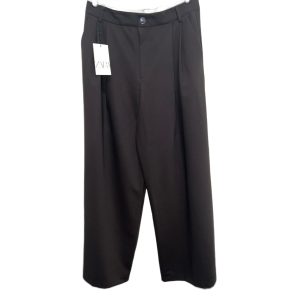 Zara NWT Tall Wide Leg Pleated Dress Pants