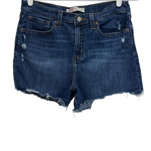 Signature by Levi High Waist Distressed Shorts