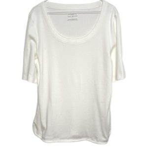Talbots 100% Pima Cotton Scoop Neck Top