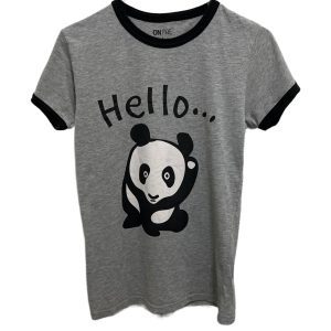 On Fire Graphic Panda Short Sleeve Tee
