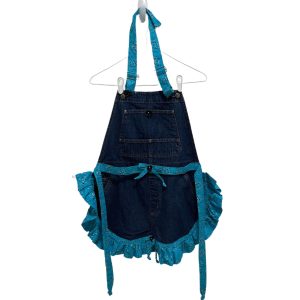 Cherokee Vintage Denim Bandana Trim Apron