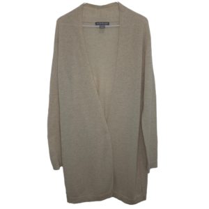 Kate & Mallory 100% Cashmere Long Open Cardigan Sweater