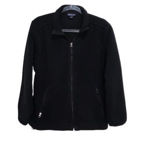 Lands' End 90's Petite Full Zip Collared Fleece Jacket
