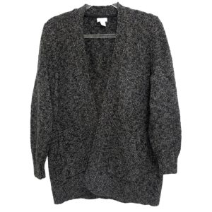 L.L. Bean Loose Fit Heavy Knit Open Cardigan Sweater