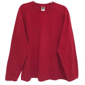 1312 The North Face Long Sleeve Red Pullover