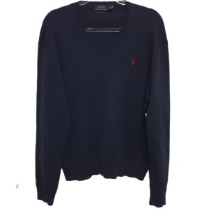 Polo Ralph Lauren Pima Cotton V-Neck Long Sleeve Sweater