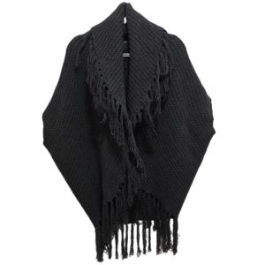 Ralph Lauren Blue Label Wool & Cashmere Oversized Short Sleeve Poncho Sweater